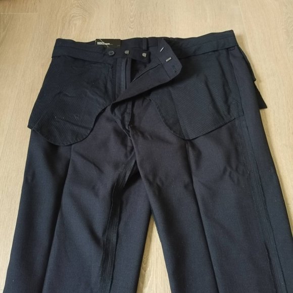 Navy Blue Slim Fit H&M Dress Pants - Picture 7 of 11